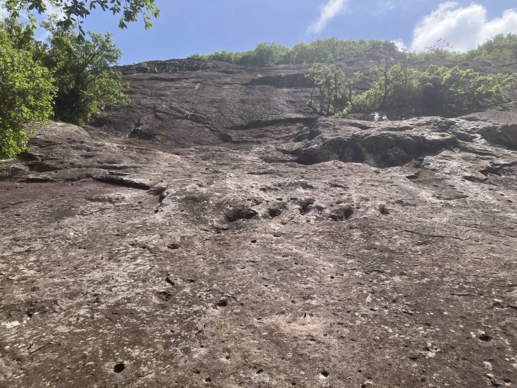 城山 南壁