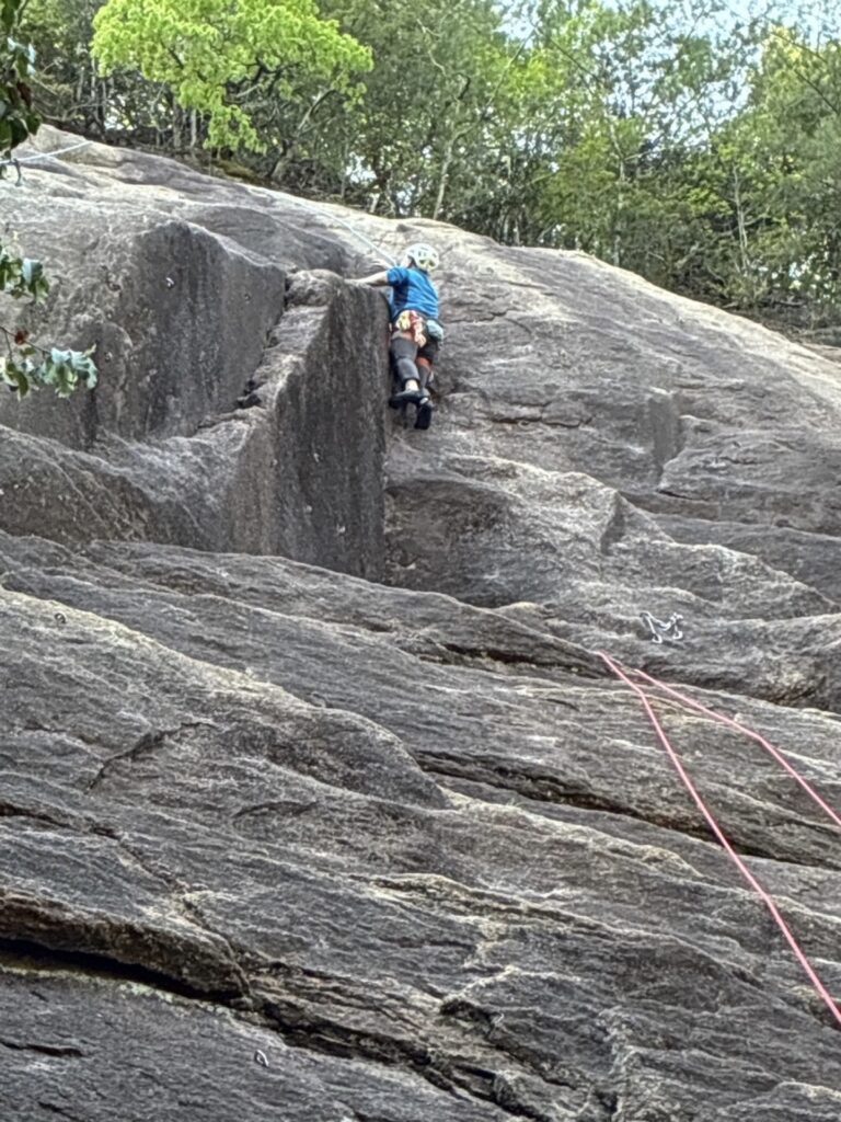 豊田 南山 女岩 競技会ルート5.10a