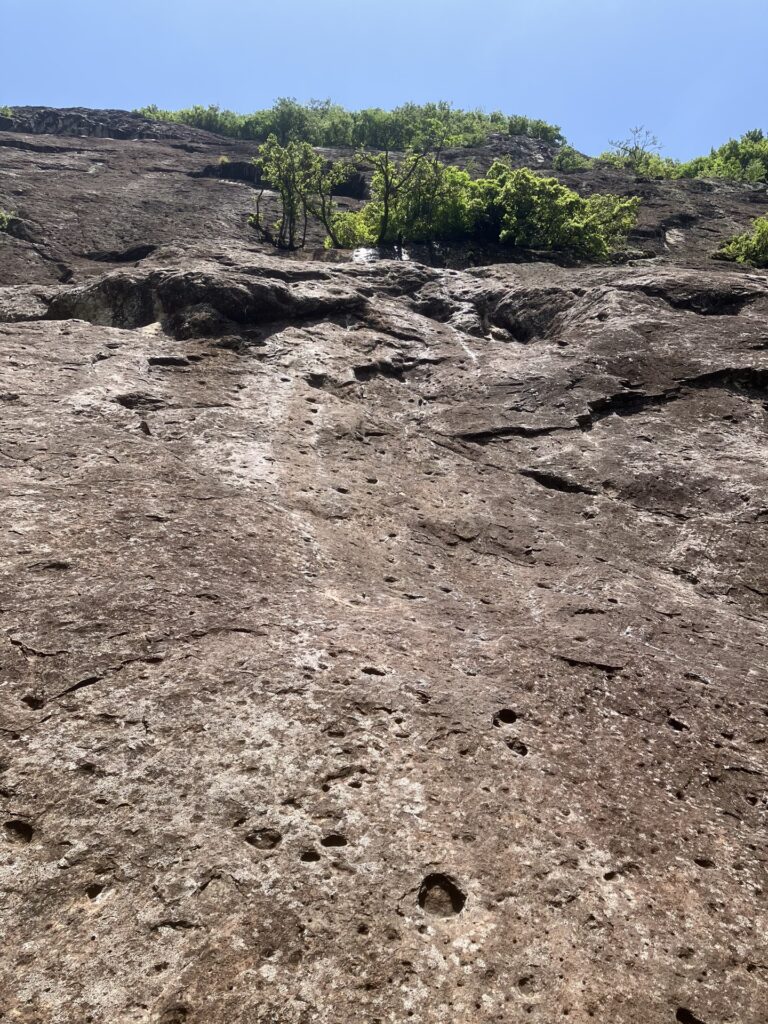 城山 南壁