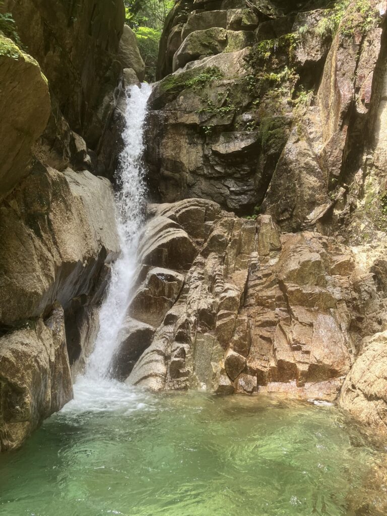 岩倉川樽ヶ沢 8m滝 巻きました