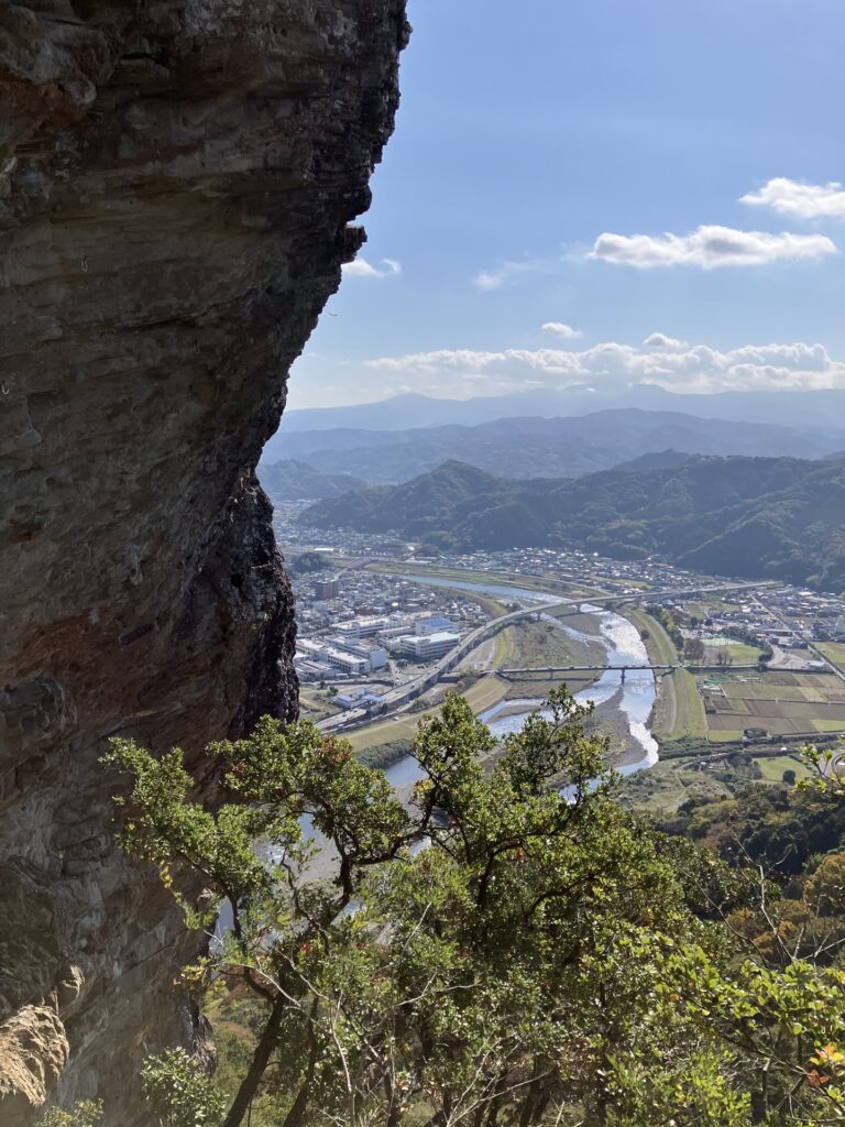 5ピッチ目終了点の二間バンドから狩野川