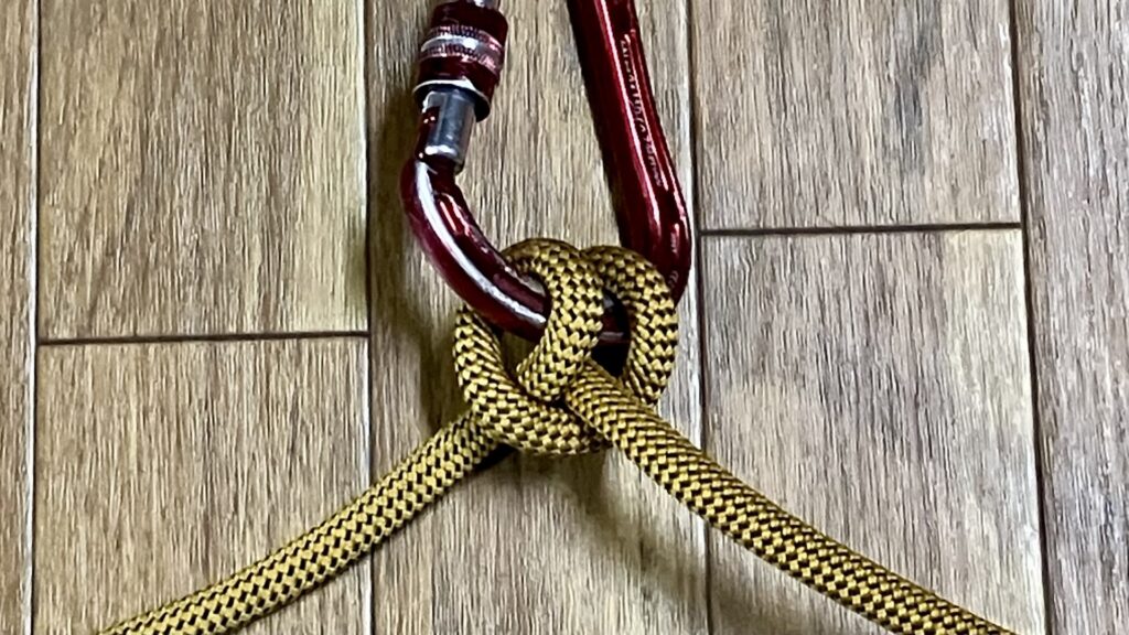 クローブヒッチ(インクノット、マスト結び)