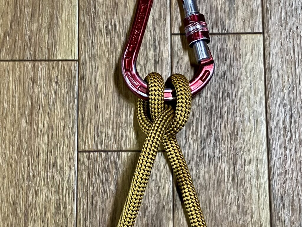 ギュッと締めて完成